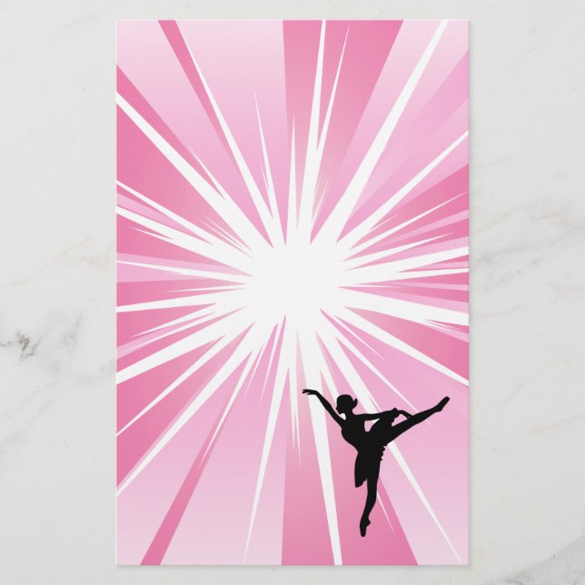 Lámina Estrella rosa Ballerina (Anverso)