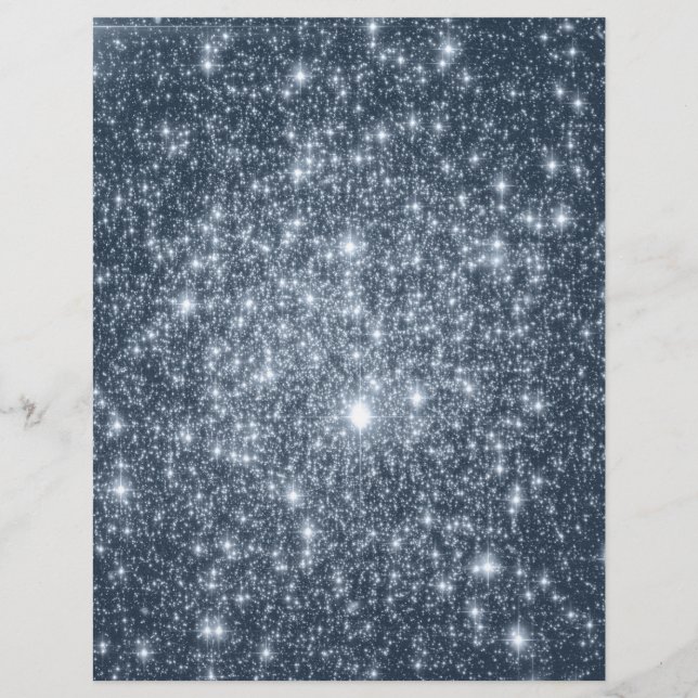 Lámina Estrellas Azules de Acero Oscuro (Anverso)