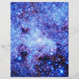 Lámina Estrellas de espuma azul