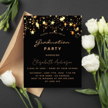 Estrellas de oro negro fiesta 2025