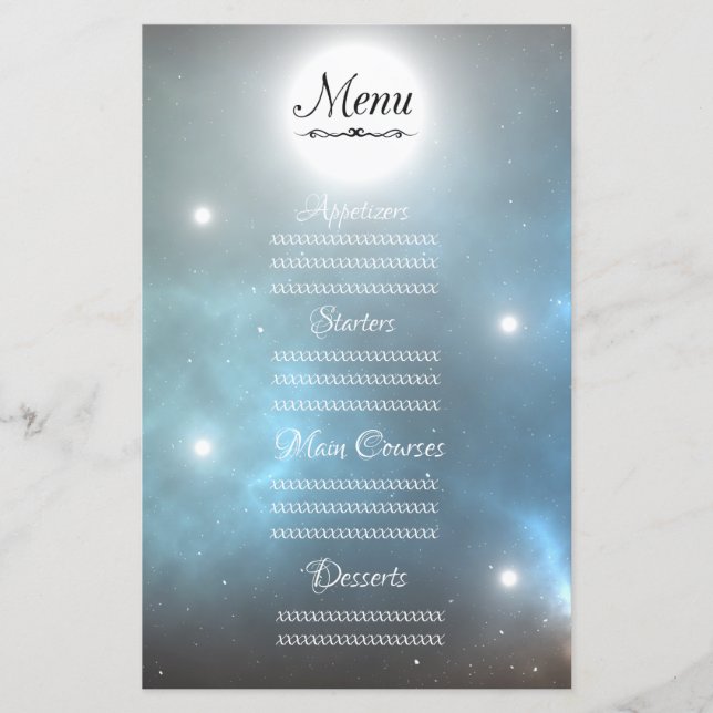 Lámina Estrellas del universo (Anverso)