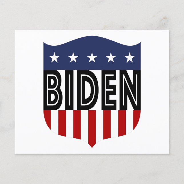 Lámina Estrellas y rayas BIDEN (Anverso)