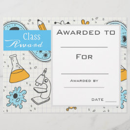 Lámina Estudiante de ciencias de clase