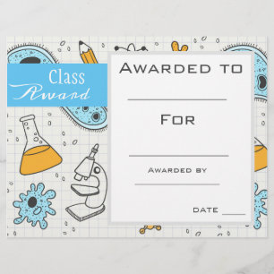 Lámina Estudiante de ciencias de clase