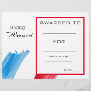 Lámina Estudiante de lengua francesa