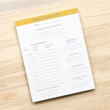 Estudiante universitario de planificación académic