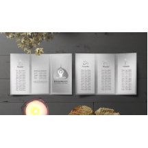 Estudio Tri-Fold Yoga Studio Brochures Meditation 