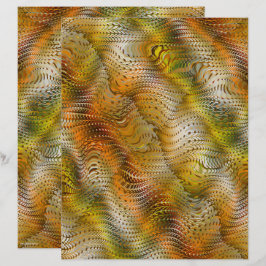 Lámina ET Faux Snakeskin Scrapbook Paper 2-Sided Page