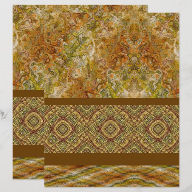 Lámina ET Sampler Scrapbook Paper 2-Sided Page (Anverso / Reverso)