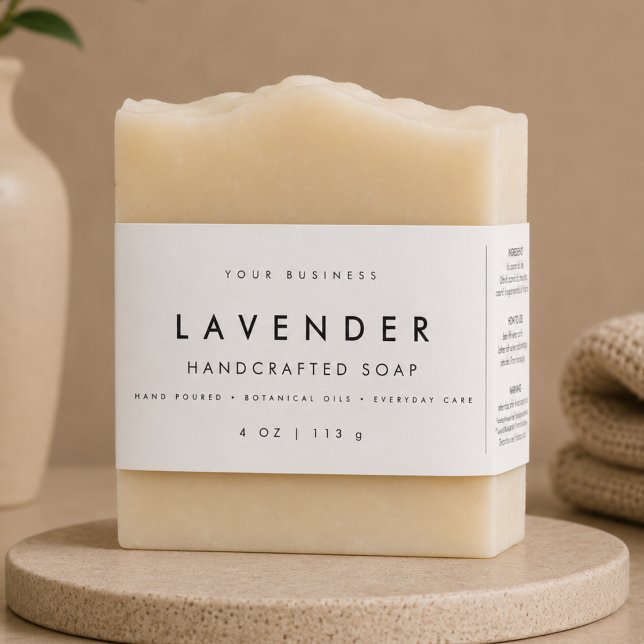 Lámina Etiqueta de banda abdominal minimalista para negoc (Subido por el creador)