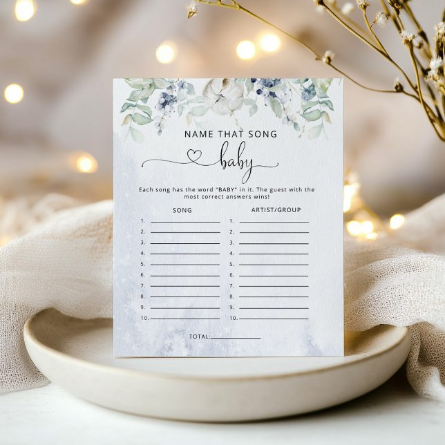 Lámina Eucalipto de invierno Nombre esa canción juego de  (Subido por el creador)