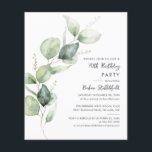 Lámina Eucalyptus 70.ª Invitación al presupuesto del part<br><div class="desc">Plantilla de invitación presupuestaria de Eucalyptus 70th Birthday Party para que pueda realizar fácilmente el personalizar o repropósito de otros eventos importantes haciendo clic en el botón "Personalizar"</div>