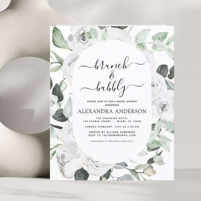 Lámina Eucalyptus Brunch & Bubbly Bridal Shower (Subido por el creador)