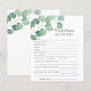 Lámina Eucalyptus de Verdor - juego de predicciones y con