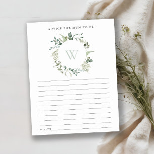 Lámina Eucalyptus Fauna Wreath Consejos Para La Mamá Baby