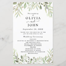 Eucalyptus Greenery Boda simple