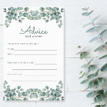 Eucalyptus Greenery Bridal Shower Advance