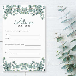 Lámina Eucalyptus Greenery Bridal Shower Advance