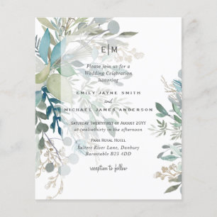 Lámina Eucalyptus Greenery Nature deja Boda