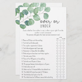 Lámina Eucalyptus - Más o menos bajo juego de ducha de no