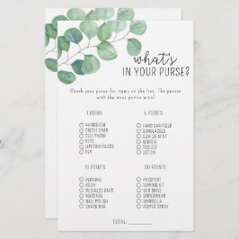 Lámina Eucalyptus - ¿Qué hay en tu bolso?