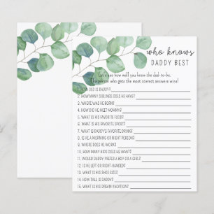 Lámina Eucalyptus verde - Quién conoce mejor a DADDY
