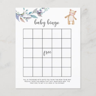 Lámina Eucalyptus woodland Bebé ducha bingo