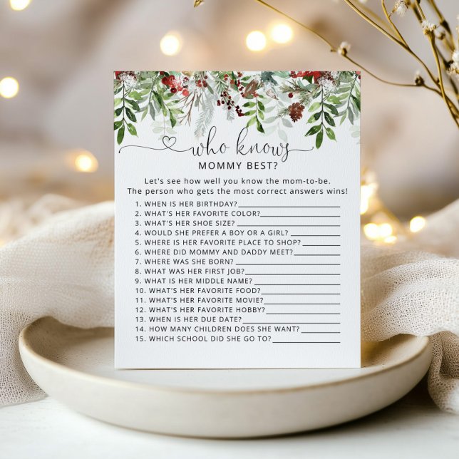 Lámina Evergreen Quién conoce el mejor juego de mamá (Subido por el creador)