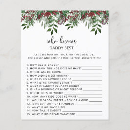 Lámina Evergreen Quién conoce el mejor juego de papá