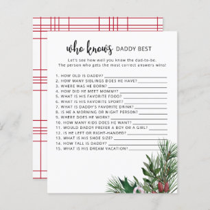 Lámina Evergreen Quién conoce el mejor juego de papá