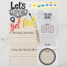 Lámina Exploremos el diario de viajes Insertar