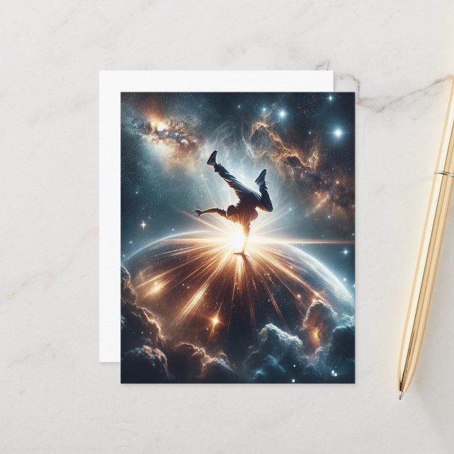 Lámina Explosión de la ruptura galáctica en el espacio pr (Anverso/Reverso In Situ)