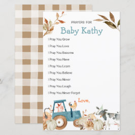 Lámina Explotación de calabaza de animales Tractor de amo