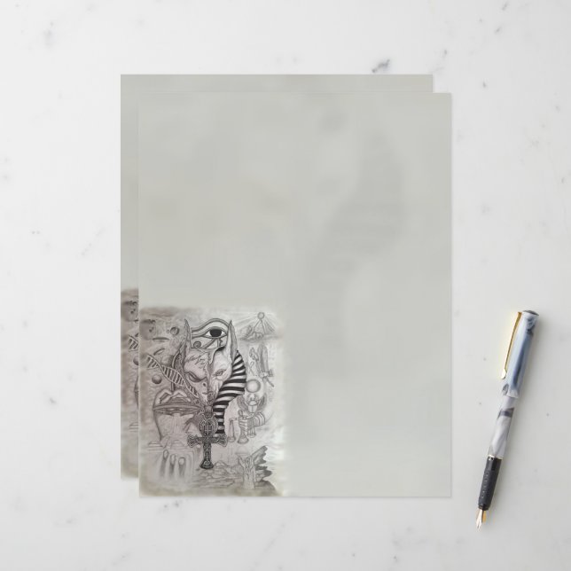 Lámina Extranjeros antiguos, Anubis (Anverso/Reverso In Situ)