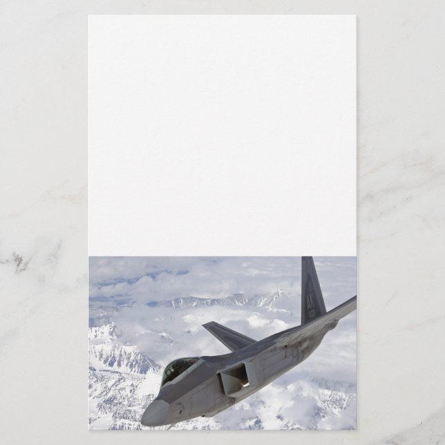 Lámina F-22 Rapaz-Elmendorf AFB (Anverso)