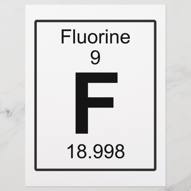Lámina F - Fluorina (Anverso)