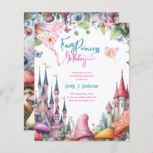Lámina Fairy Princess Fiesta Magthday Bash