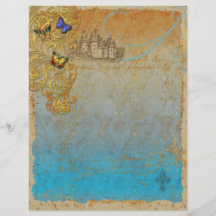 Lámina Fairy Tale Castle Stationery Letterhead