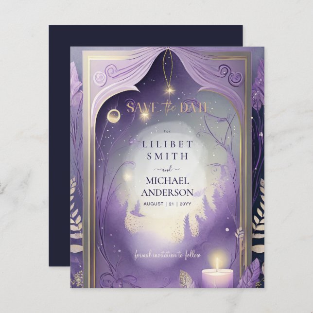 Lámina Fairycore Fairytale Salven las flores encantadas d (Anverso / Reverso)