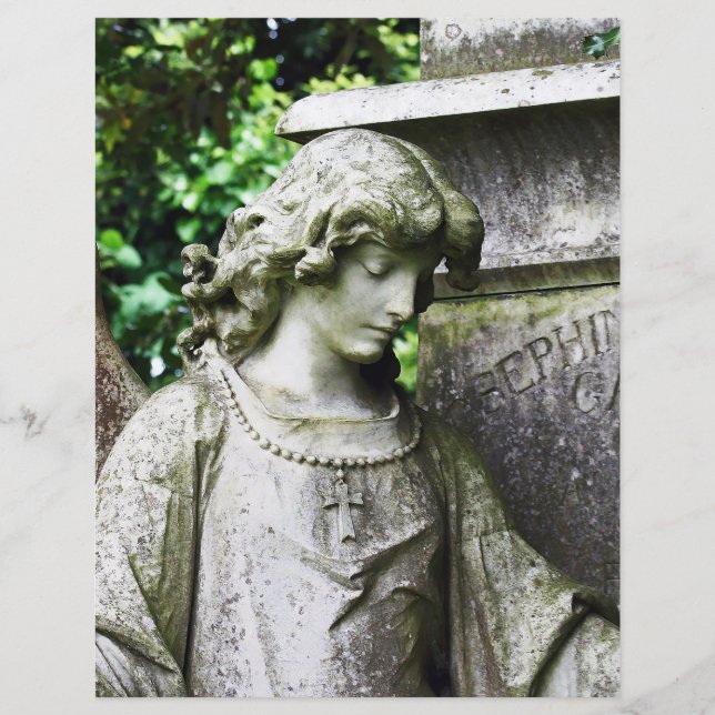 Lámina Falln Garden Angel (Anverso)