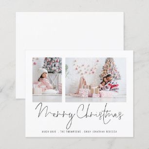 Lámina Familia de Presupuestos 2 Fotos Script Merry Chris