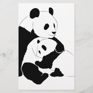Lámina Familia Panda