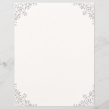 Fancy Ivory with Corner Florece