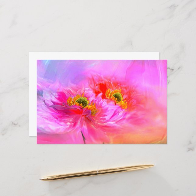 Lámina Fantasía floral (Anverso/Reverso In Situ)