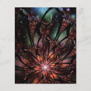 Lámina Fantasía suave y delicada de fantasía fractal de f