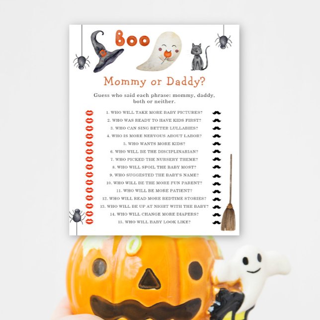 Lámina Fantasma lindo - juego de ducha de bebé de mamá o  (Subido por el creador)