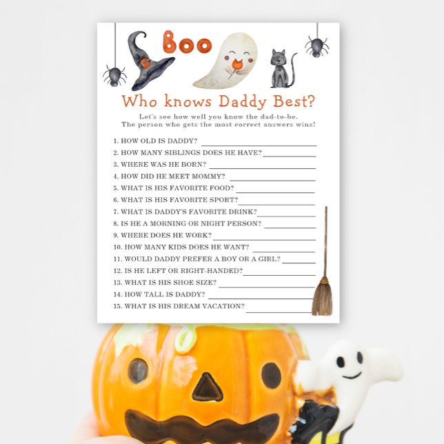 Lámina Fantasma lindo - Juego que mejor conoce a papá (Subido por el creador)