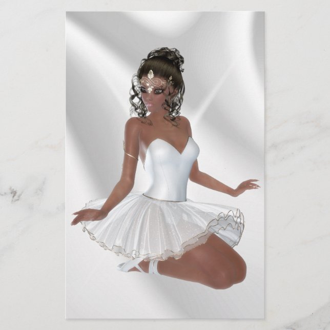 Lámina Fantástica balerina afroamericana (Anverso)