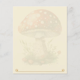 Lámina Fantasy Mushroom