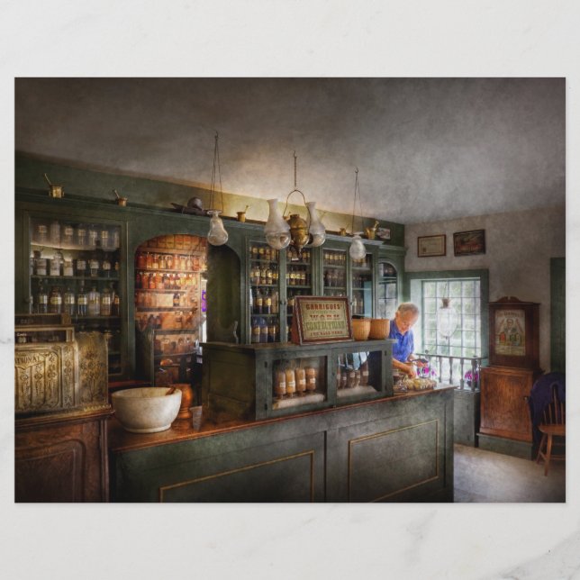 Lámina Farmacia - Preparación matutina (Anverso)